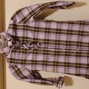 Cute Gymboree Striped Dress With Belt Loops - Size 6